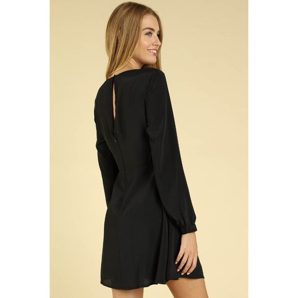 Honey Punch Cut Out Dress, Black - Picture 4 of 4